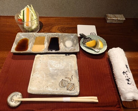 Dinner at kushikatsu daibon (串かつ だいぼん)