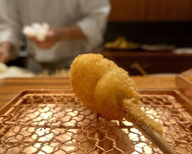 Dinner at kushikatsu daibon (串かつ だいぼん)