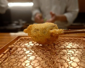 Dinner at kushikatsu daibon (串かつ だいぼん)