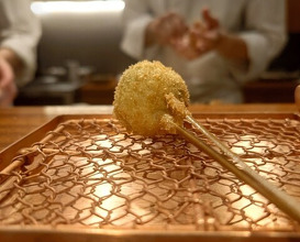 Dinner at kushikatsu daibon (串かつ だいぼん)