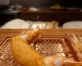 Dinner at kushikatsu daibon (串かつ だいぼん)
