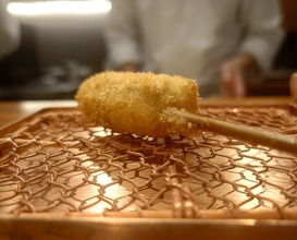Dinner at kushikatsu daibon (串かつ だいぼん)