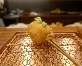 Dinner at kushikatsu daibon (串かつ だいぼん)