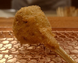 Dinner at kushikatsu daibon (串かつ だいぼん)
