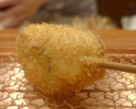Dinner at kushikatsu daibon (串かつ だいぼん)