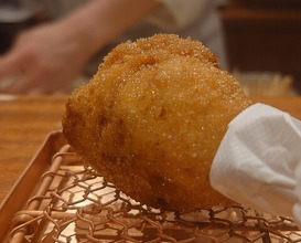 Dinner at kushikatsu daibon (串かつ だいぼん)