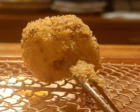 Dinner at kushikatsu daibon (串かつ だいぼん)