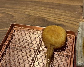 Dinner at kushikatsu daibon (串かつ だいぼん)