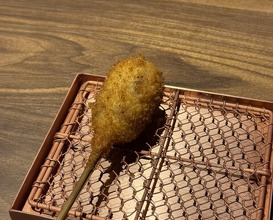 Dinner at kushikatsu daibon (串かつ だいぼん)