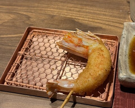 Dinner at kushikatsu daibon (串かつ だいぼん)