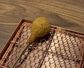 Dinner at kushikatsu daibon (串かつ だいぼん)