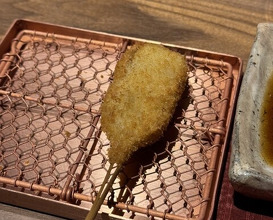 Dinner at kushikatsu daibon (串かつ だいぼん)