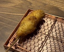 Dinner at kushikatsu daibon (串かつ だいぼん)