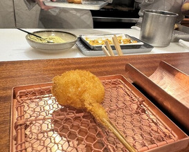Dinner at kushikatsu daibon (串かつ だいぼん)