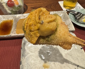 Dinner at kushikatsu daibon (串かつ だいぼん)