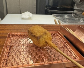 Dinner at kushikatsu daibon (串かつ だいぼん)