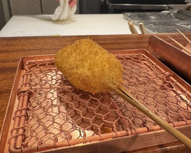 Dinner at kushikatsu daibon (串かつ だいぼん)