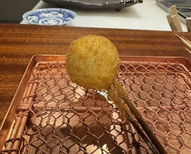 Dinner at kushikatsu daibon (串かつ だいぼん)