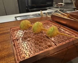 Dinner at kushikatsu daibon (串かつ だいぼん)