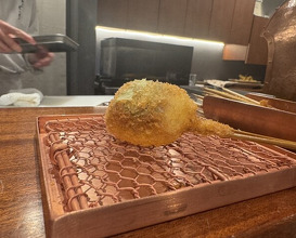 Dinner at kushikatsu daibon (串かつ だいぼん)