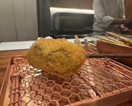 Dinner at kushikatsu daibon (串かつ だいぼん)