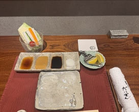Dinner at kushikatsu daibon (串かつ だいぼん)