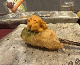 Dinner at kushikatsu daibon (串かつ だいぼん)