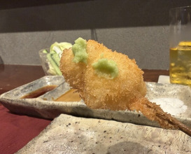 Dinner at kushikatsu daibon (串かつ だいぼん)