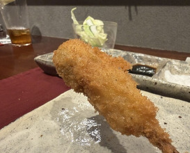 Dinner at kushikatsu daibon (串かつ だいぼん)