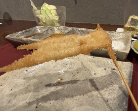 Dinner at kushikatsu daibon (串かつ だいぼん)