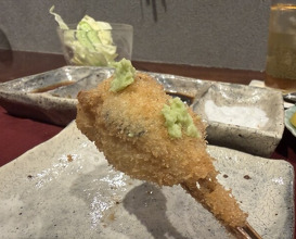 Dinner at kushikatsu daibon (串かつ だいぼん)