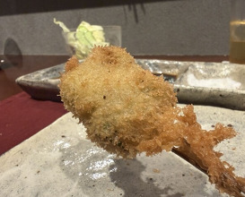 Dinner at kushikatsu daibon (串かつ だいぼん)