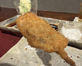 Dinner at kushikatsu daibon (串かつ だいぼん)