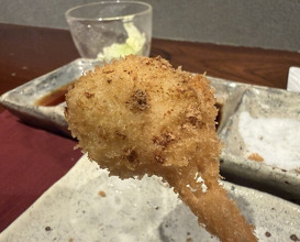 Dinner at kushikatsu daibon (串かつ だいぼん)