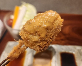 Dinner at kushikatsu daibon (串かつ だいぼん)