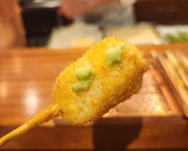 Dinner at kushikatsu daibon (串かつ だいぼん)