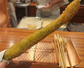 Dinner at kushikatsu daibon (串かつ だいぼん)