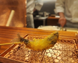 Dinner at kushikatsu daibon (串かつ だいぼん)
