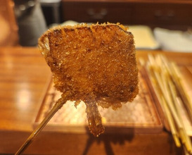 Dinner at kushikatsu daibon (串かつ だいぼん)