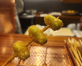 Dinner at kushikatsu daibon (串かつ だいぼん)
