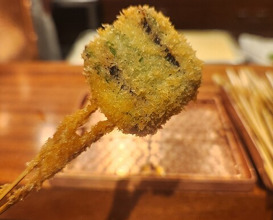 Dinner at kushikatsu daibon (串かつ だいぼん)