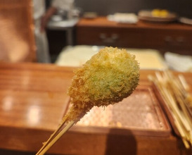 Dinner at kushikatsu daibon (串かつ だいぼん)