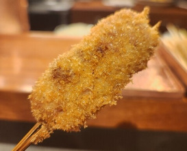 Dinner at kushikatsu daibon (串かつ だいぼん)