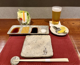 Dinner at kushikatsu daibon (串かつ だいぼん)