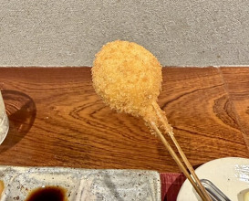 Dinner at kushikatsu daibon (串かつ だいぼん)