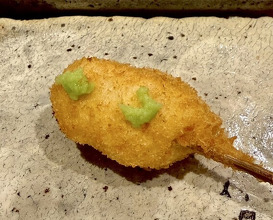 Dinner at kushikatsu daibon (串かつ だいぼん)