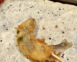 Dinner at kushikatsu daibon (串かつ だいぼん)
