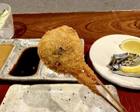 Dinner at kushikatsu daibon (串かつ だいぼん)