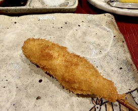Dinner at kushikatsu daibon (串かつ だいぼん)