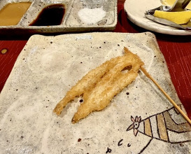 Dinner at kushikatsu daibon (串かつ だいぼん)